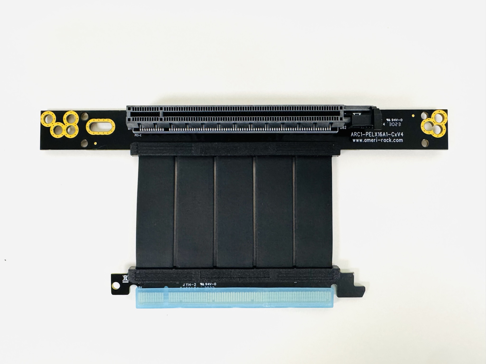 ARC1-PELX16A1-C5V4 · 1-slot PCIe x16 Gen4 flexible riser, 5 cm ribbon