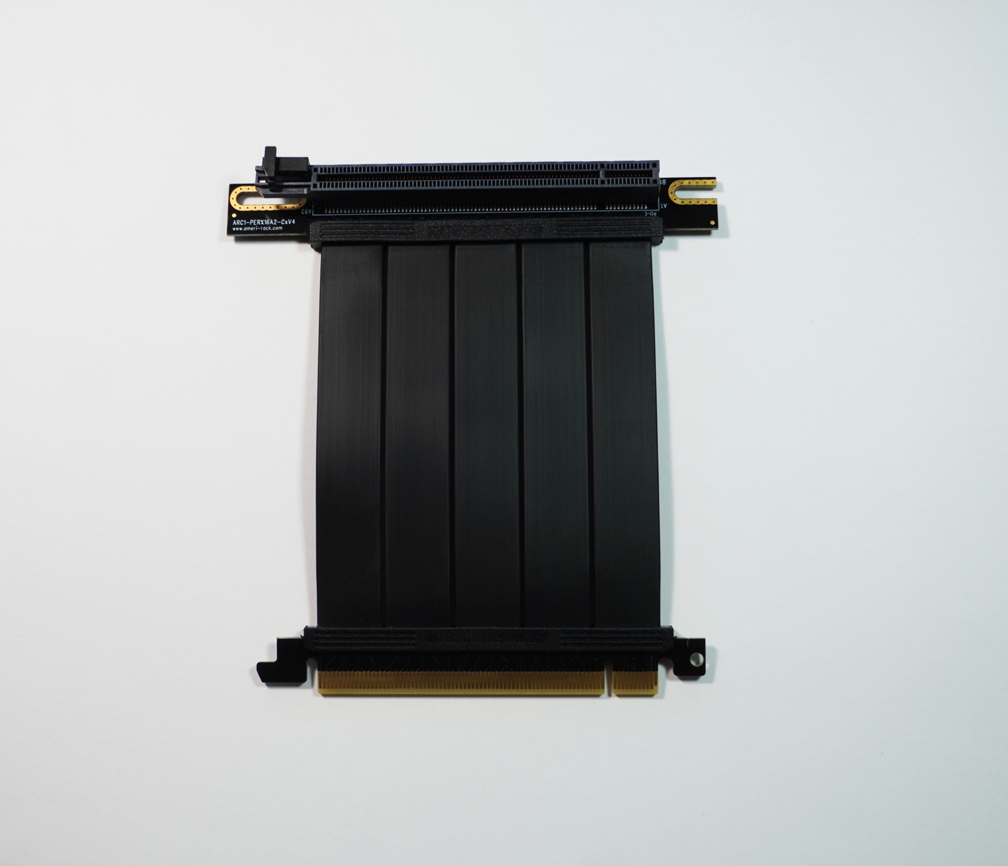 ARC1-PERX16A2-C10V4 · 1U 1-slot PCIe x16 flexible riser, 10 cm, card over the board