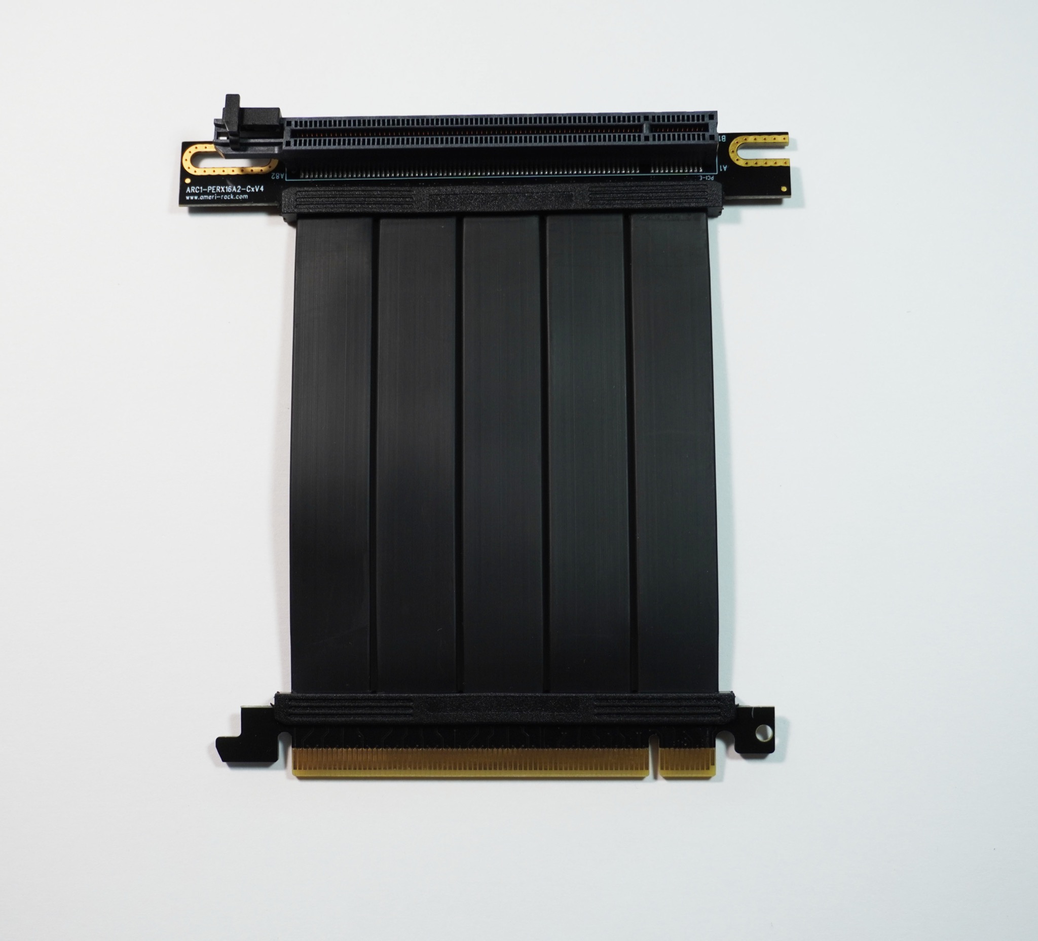 ARC1-PERX16A2-C15V4 · 1U 1-slot PCIe x16 flexible riser, 15 cm, card over the board