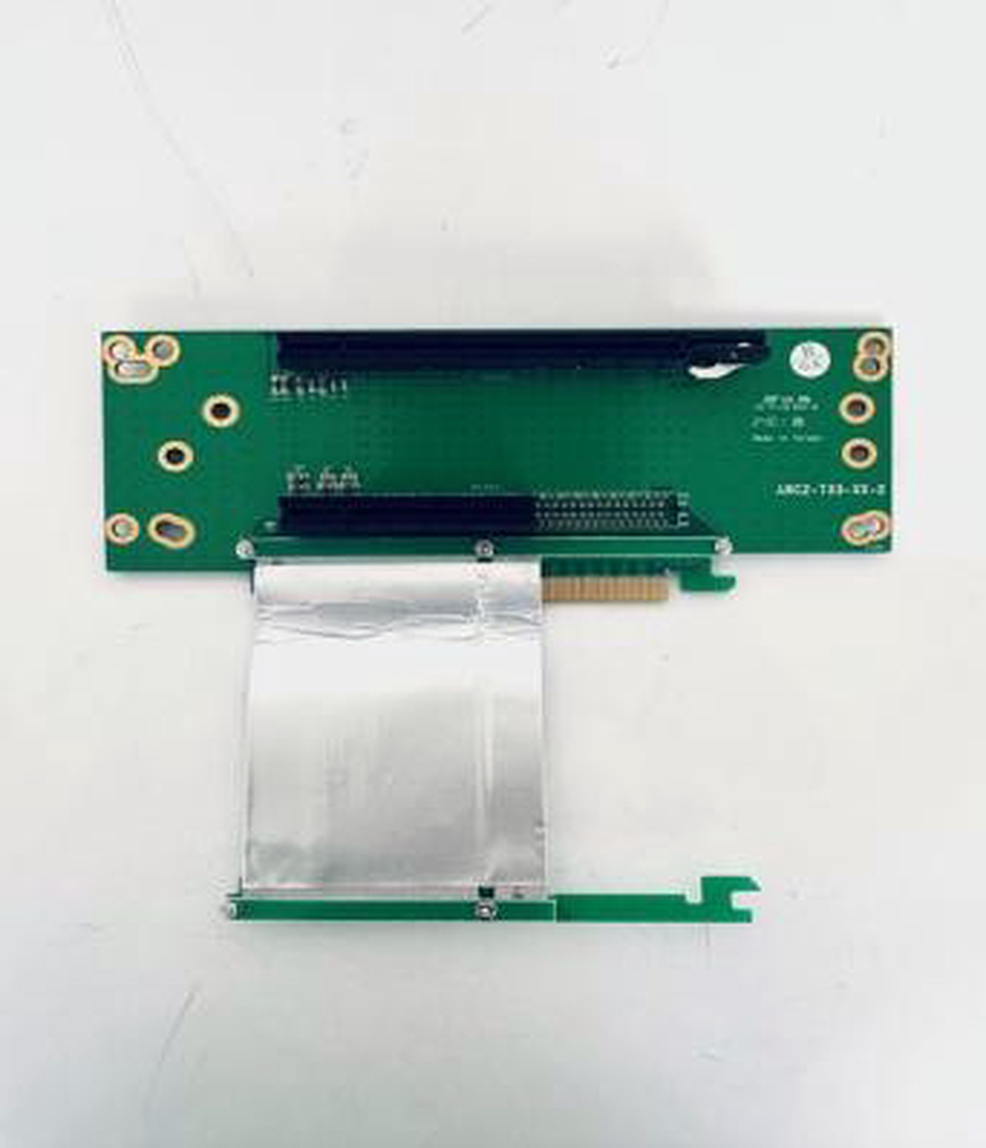 ARC2-733-X160X8C9V3 · 2U two-slot PCIe riser: x16 top, x8 bottom on 9 cm ribbon