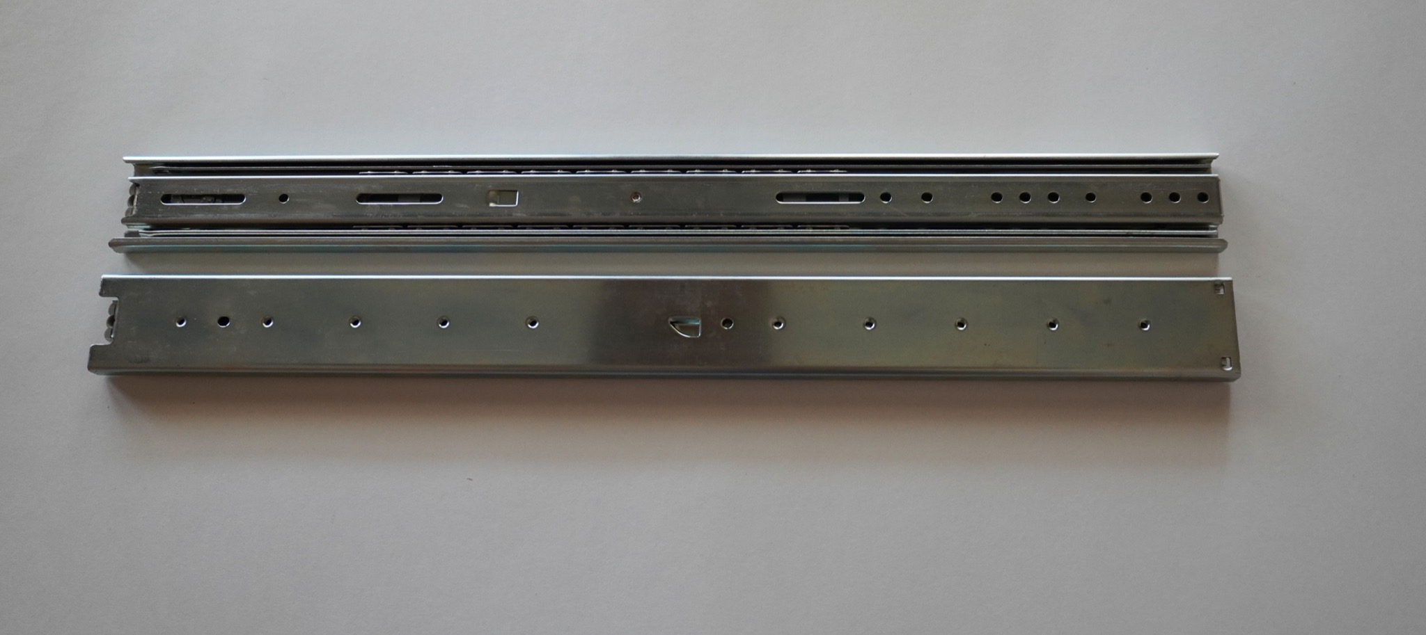 ASL-2001 · 20 in 3-section ball-bearing slide rail